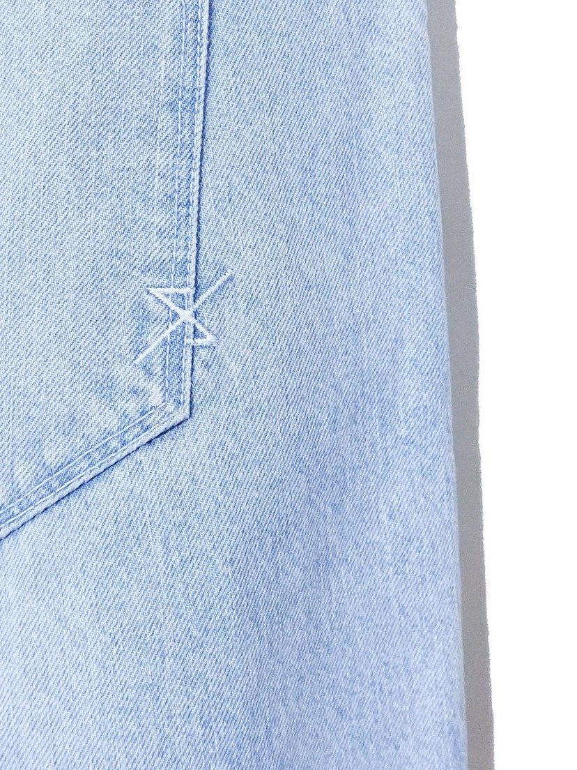10oz Denim USED Two Tuck Wide Pants / ワイドデニムパンツ / フェード 【ys Yuji SUGENO】