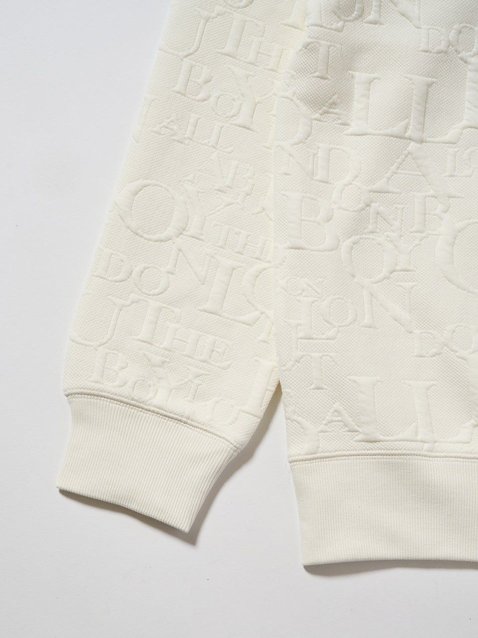 BOY Random Monogram Jacquard Knit / ニット / ホワイト