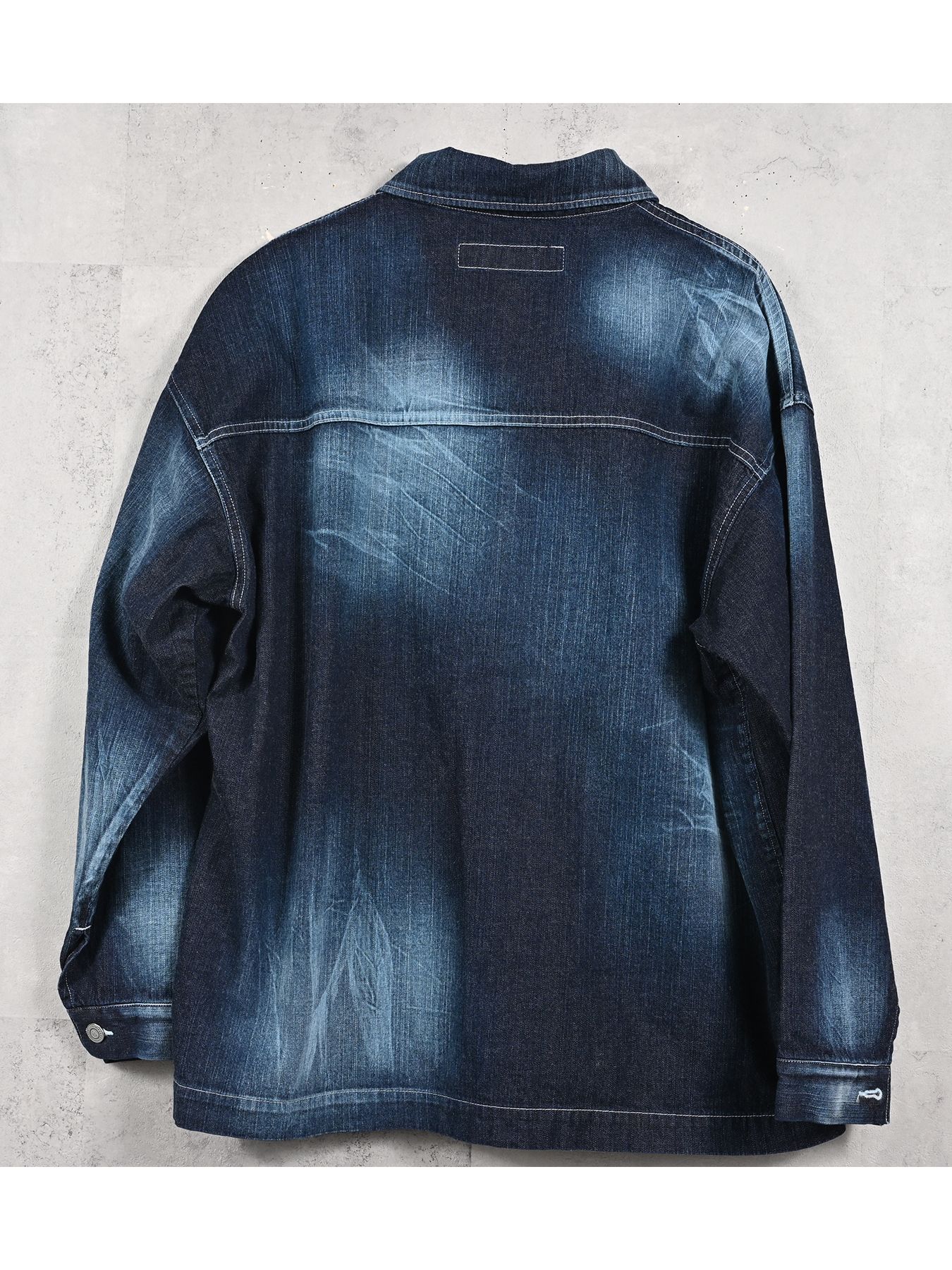【予約品 11月16日(日) 締切】RC COVER ALL / ライトデニムカーバーオールジャケット / ダークインディゴ