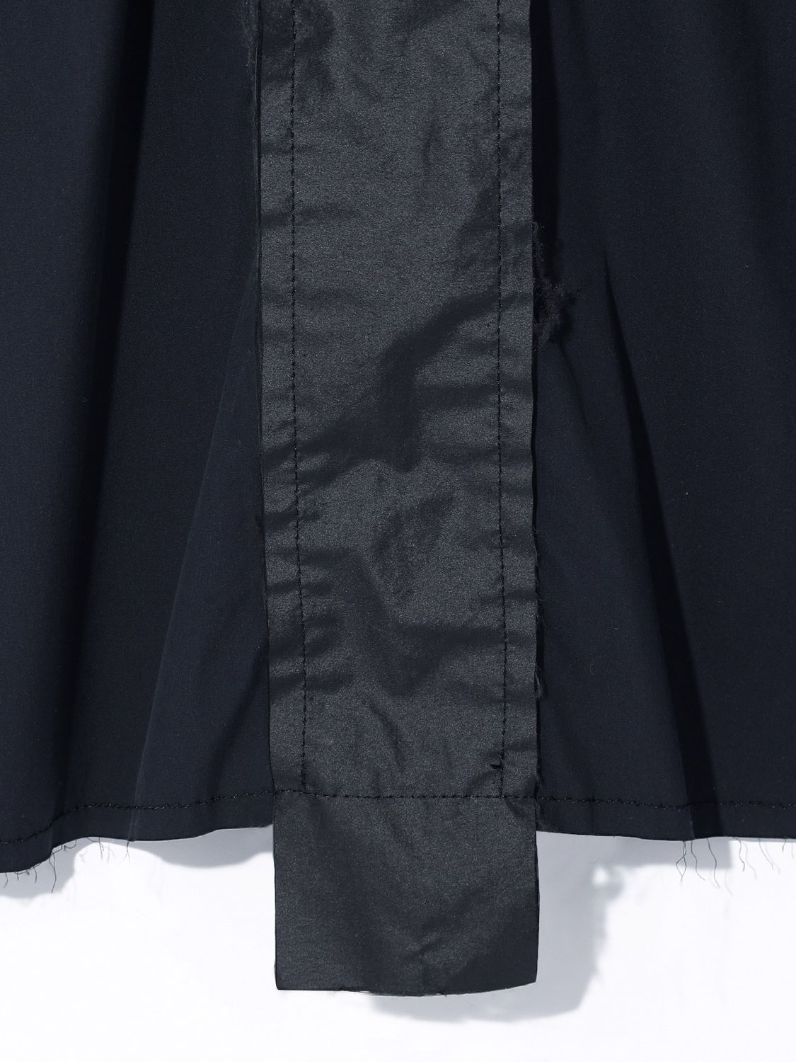 【予約品】 SWITCHBLADE x nude:masahiko maruyama INLAID CROSS LONG SHIRT / ロングシャツ / BLACK / 即納