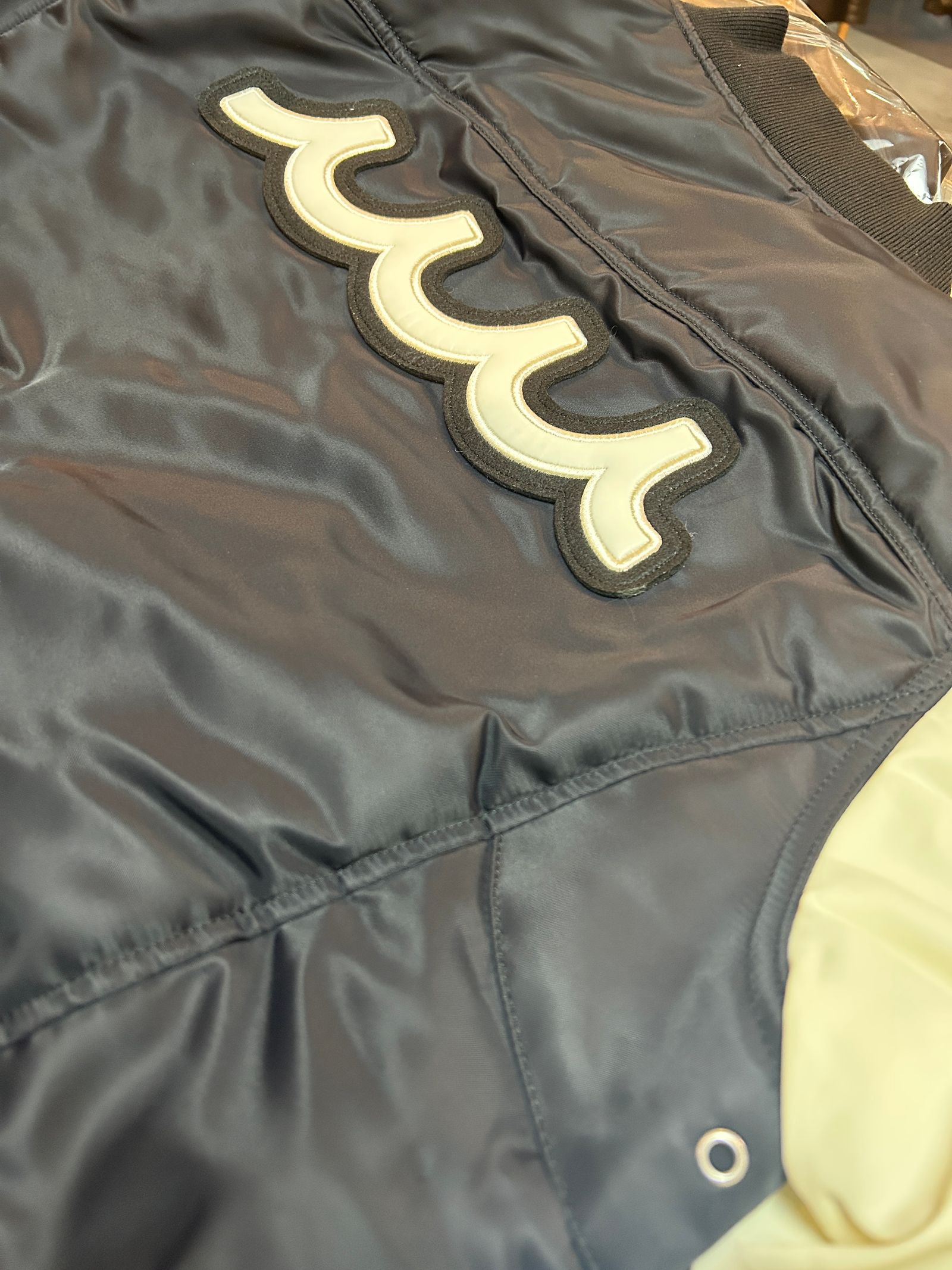 muta Nylon MA-1 / ナイロン MA-1ジャケット / ブラック【Acanthus × muta MARINE】