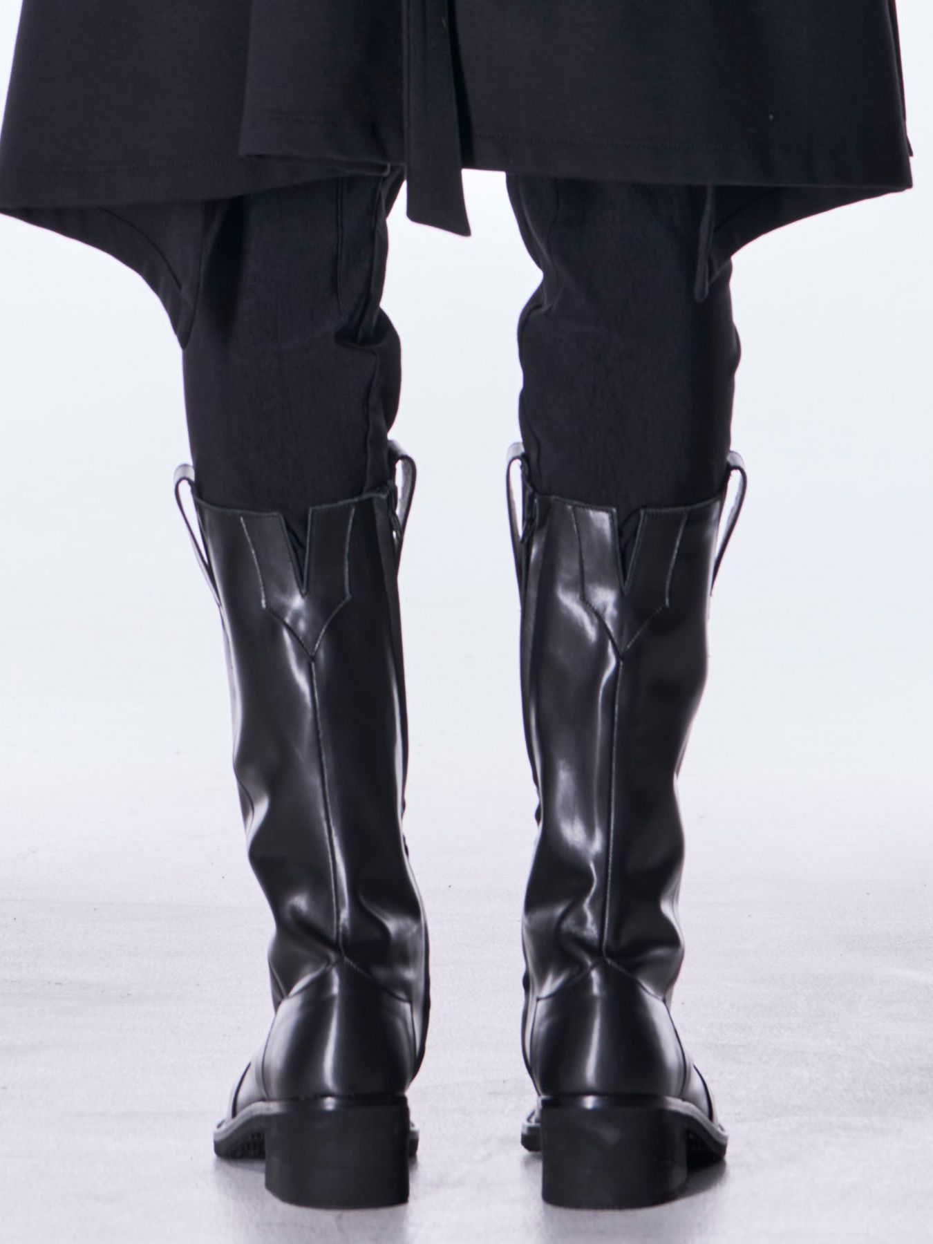 【予約品 6月29日(月) 締切】Cow Hide Western Boots / ウエスタンブーツ / ブラック