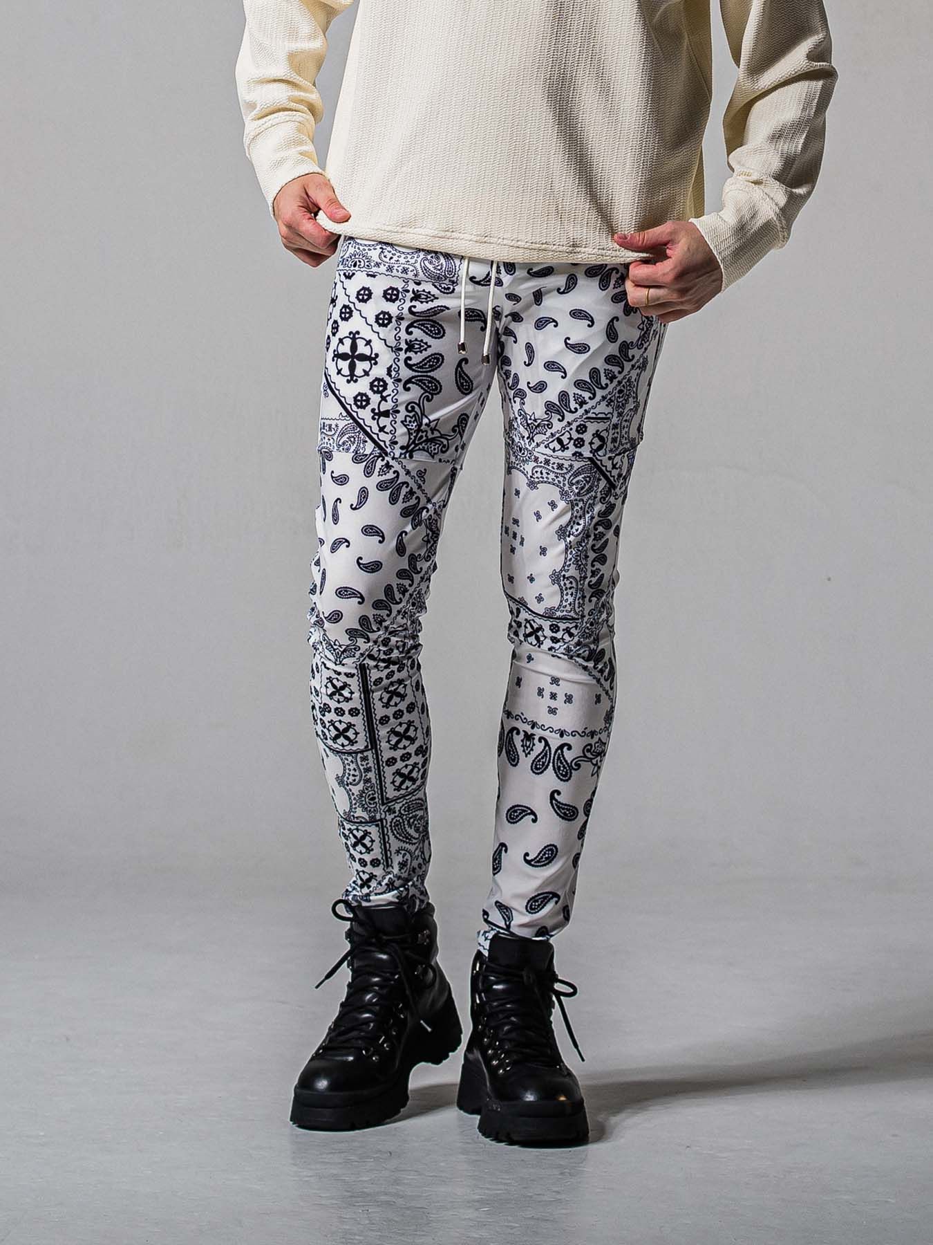 【予約品 11月16日(日) 締切】JOHNSON LINE PANTS / ジョンソンラインパンツ / バンダナホワイト