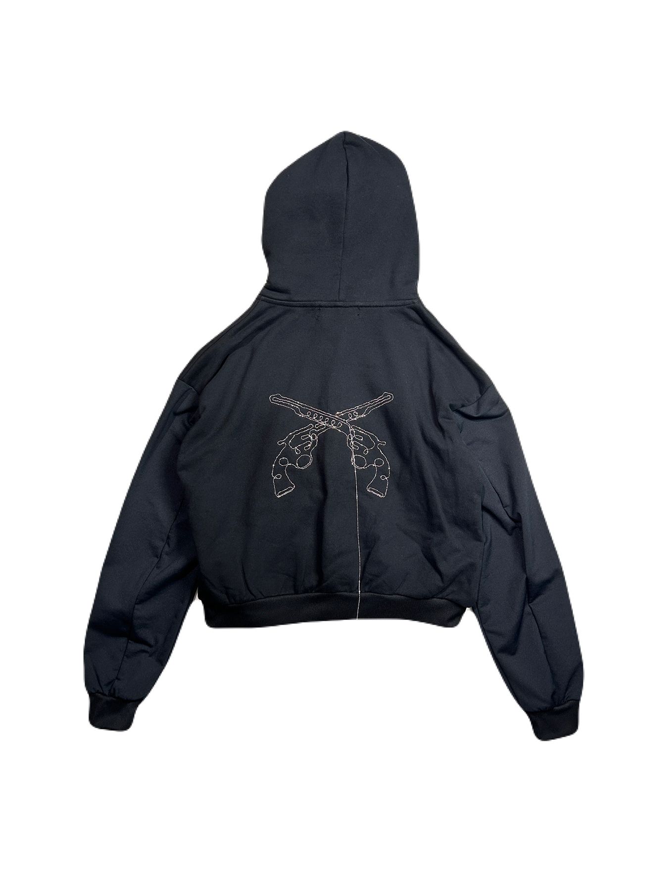 【予約品 8月10日(日) 締切 】WOMENS BALL CHAIN HOODIE / ボールチェーン フーディー / ブラック
