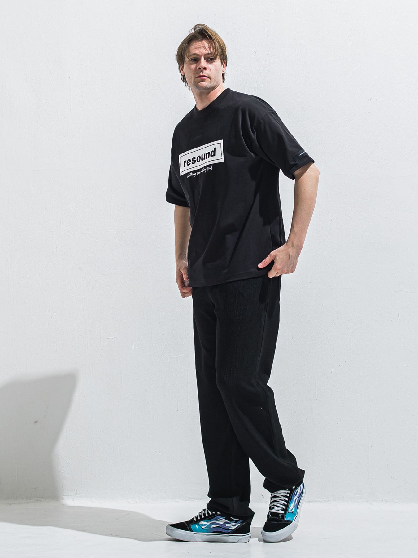 【予約品 2月15日(日) 18:00 締切】BOX OVER TEE / ボックスロゴオーバーTシャツ / ブラック