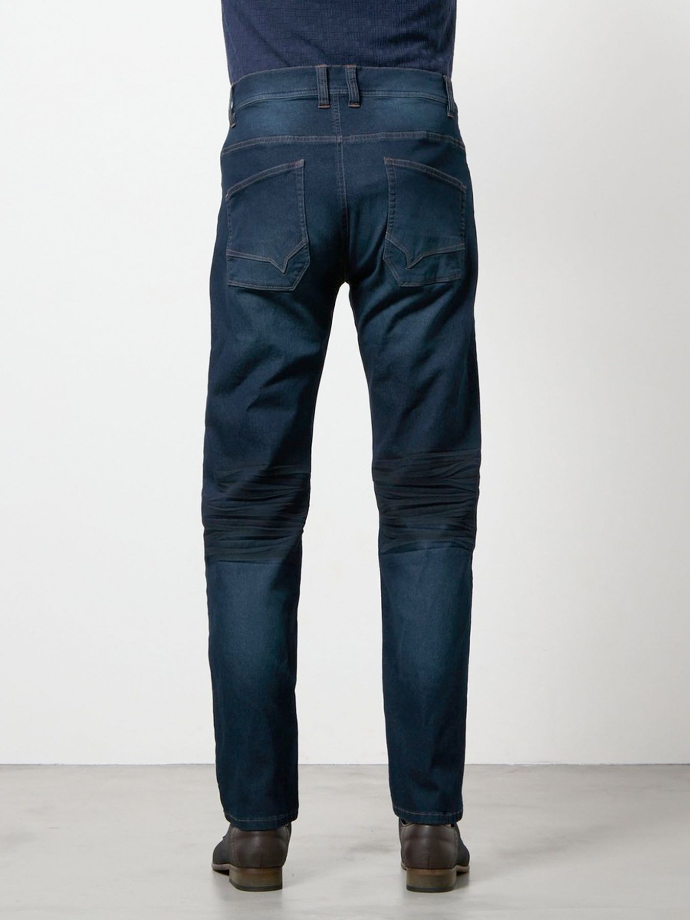 ライトオンスストレッチデニムパンツ / ネイビー【HIDEAWAYS NICOLE】