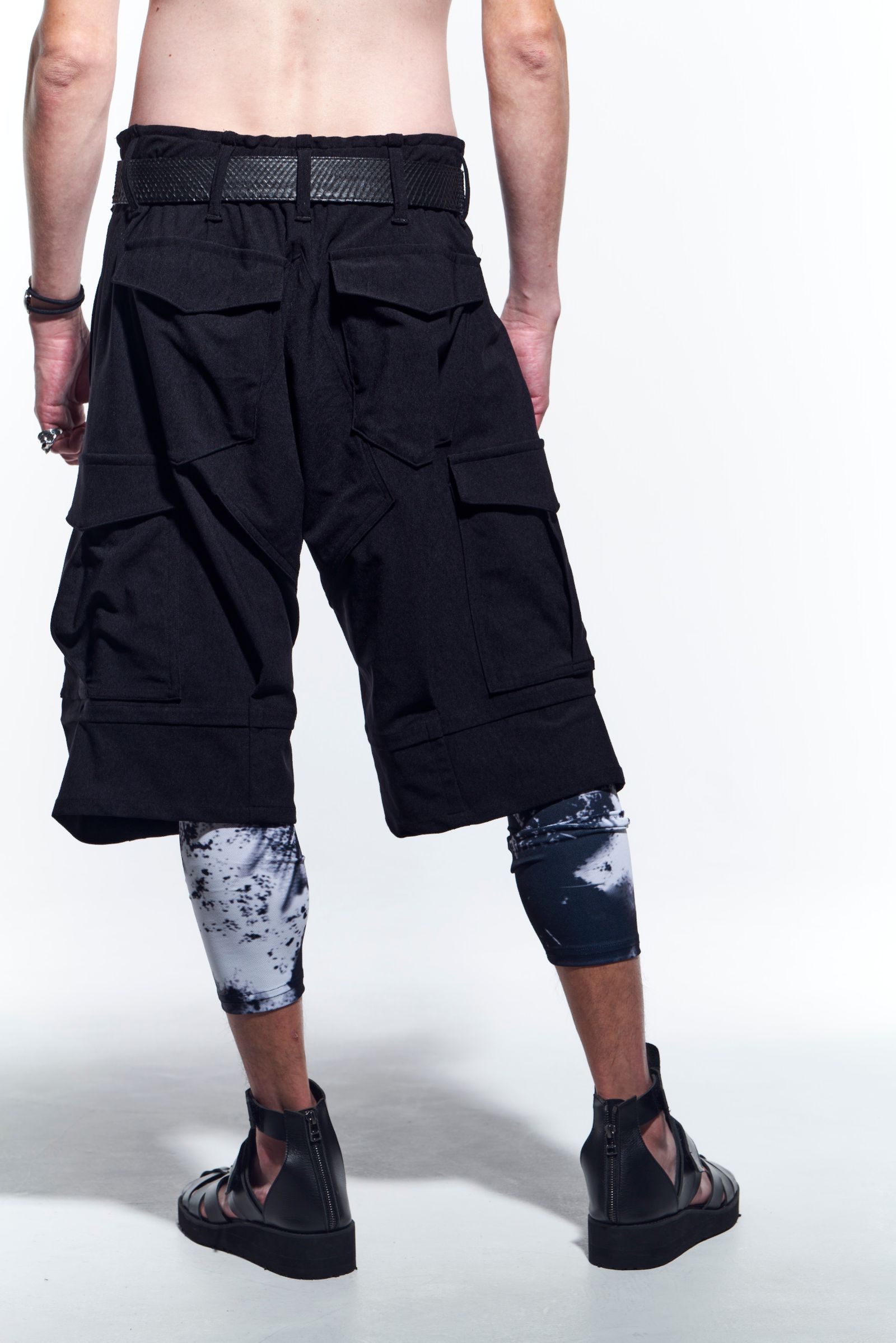 《予約品》 CargoPants カーゴパンツ HiTenssionJersey / Black 【kiryuyrik】 2月入荷予定