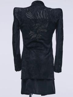 《予約品》 Anchor Layered Jacket / スワロレイヤードジャケット / ブラック 【THE ONENESS】
