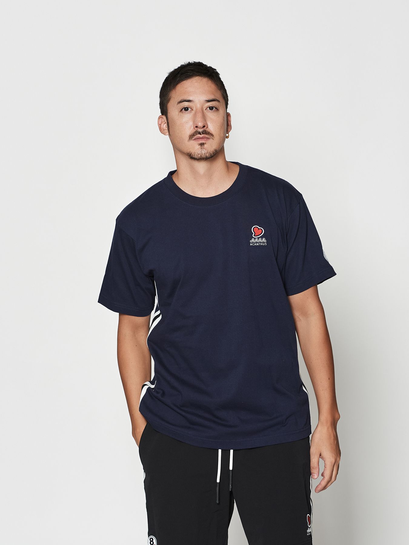 【予約品 10月9日(木) 締切】muta sweet tee / Tシャツ / ネイビー【Acanthus × muta MARINE】