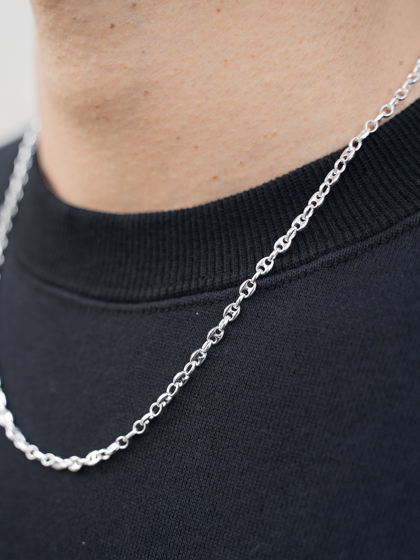 《予約品》 PUFFED MARINA CHAIN / チェーン / シルバー 【Iroquois.SENTI】