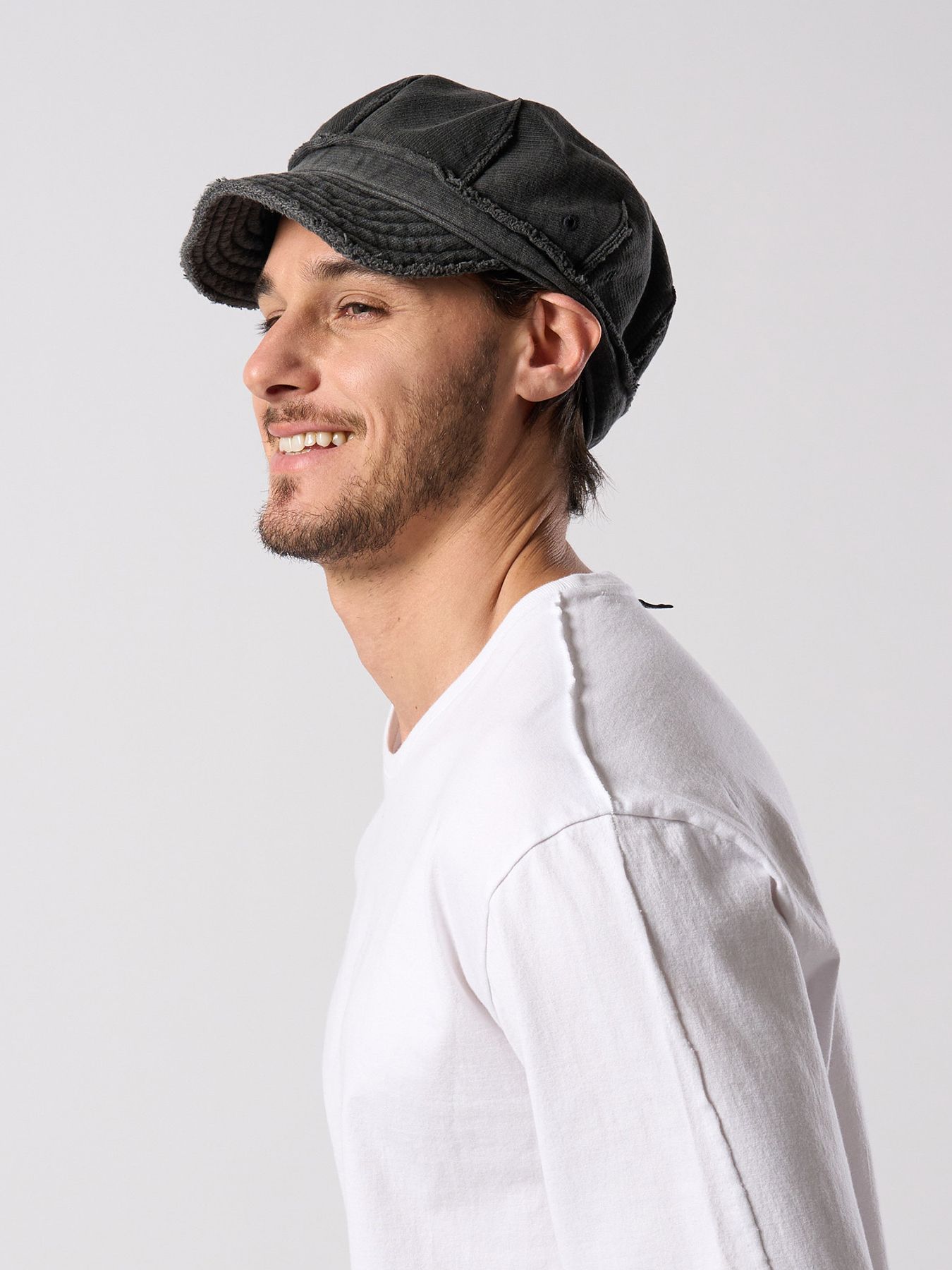 【予約品 4月19日(日) 18時締切】jersey engineer cap / ジャージ エンジニアキャップ / チャコール