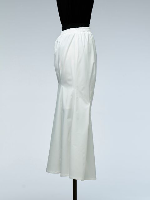 《予約品4月23日18時締め》 EasyFlareMermaidSkirt / マーメイドスカート  / ホワイト 【THE ONENESS】 7月中入荷予定
