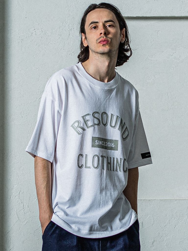 《予約11月17日19時締め》 college overT / オーバーTシャツ / ホワイト