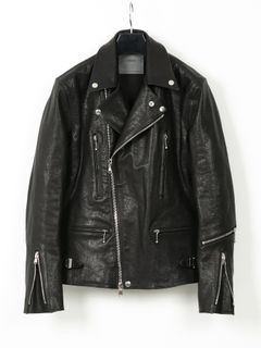 【予約品 10月12日(日) 締切】Pit Vegetable Full Tanned Shrunken Horsehide Double Riders / フルタンニン ピット鞣し シュリンクホースハイド ダブルライダース / LIST