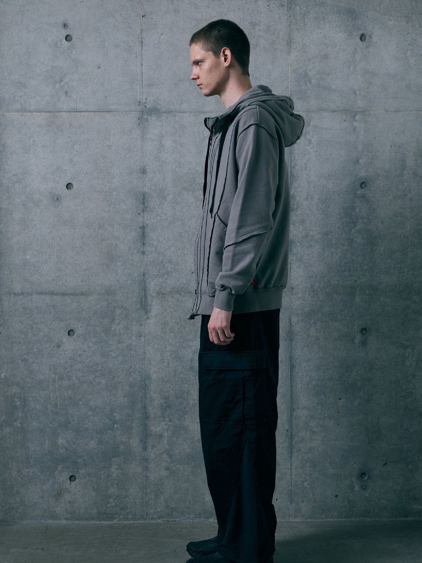 FRAGFORM ZIP HOODIE / ジップフーディー / CHARCOAL