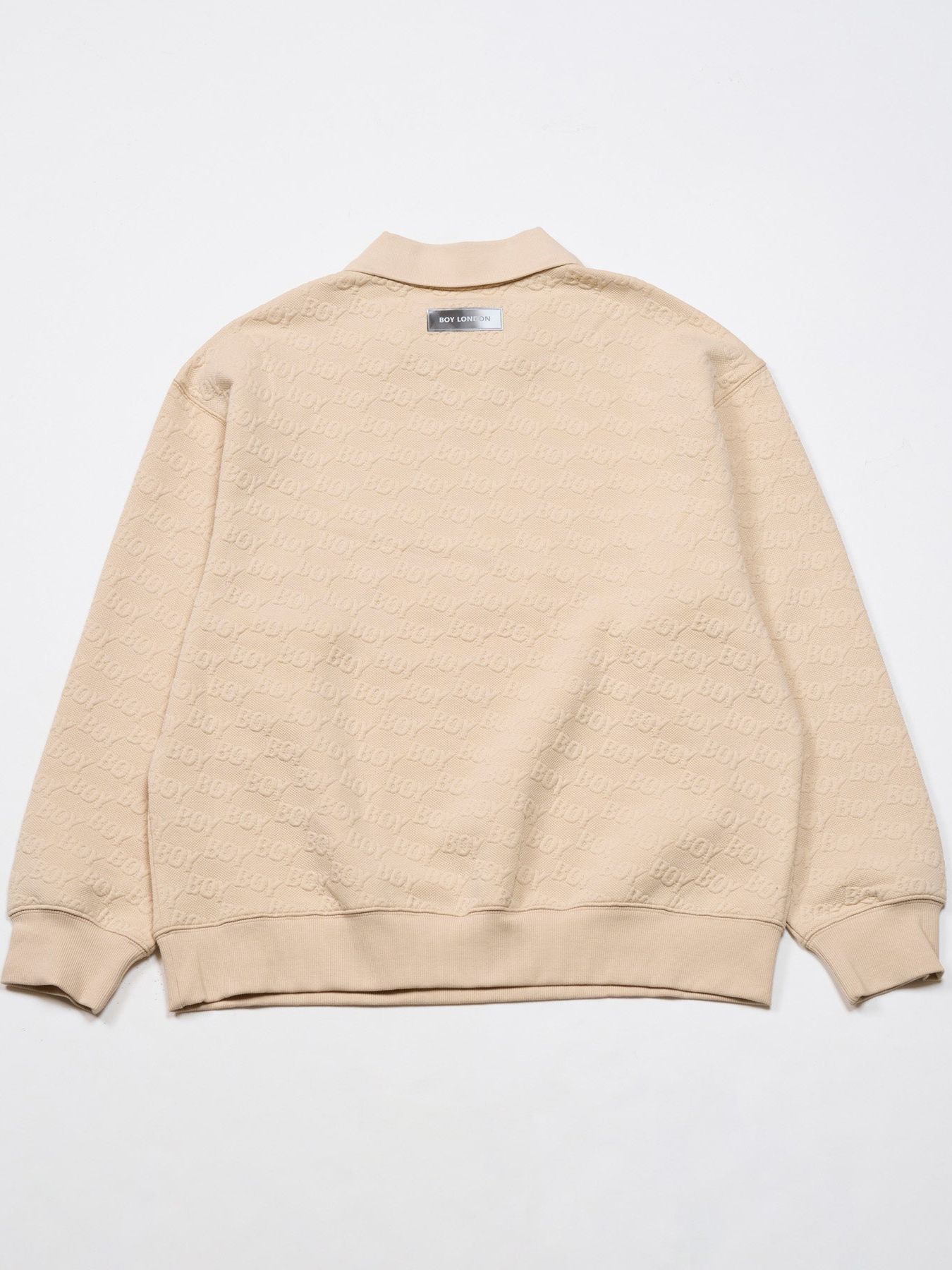 BOY MONOGRAM JACQUARD KNIT / ジャガードニット / カーキ