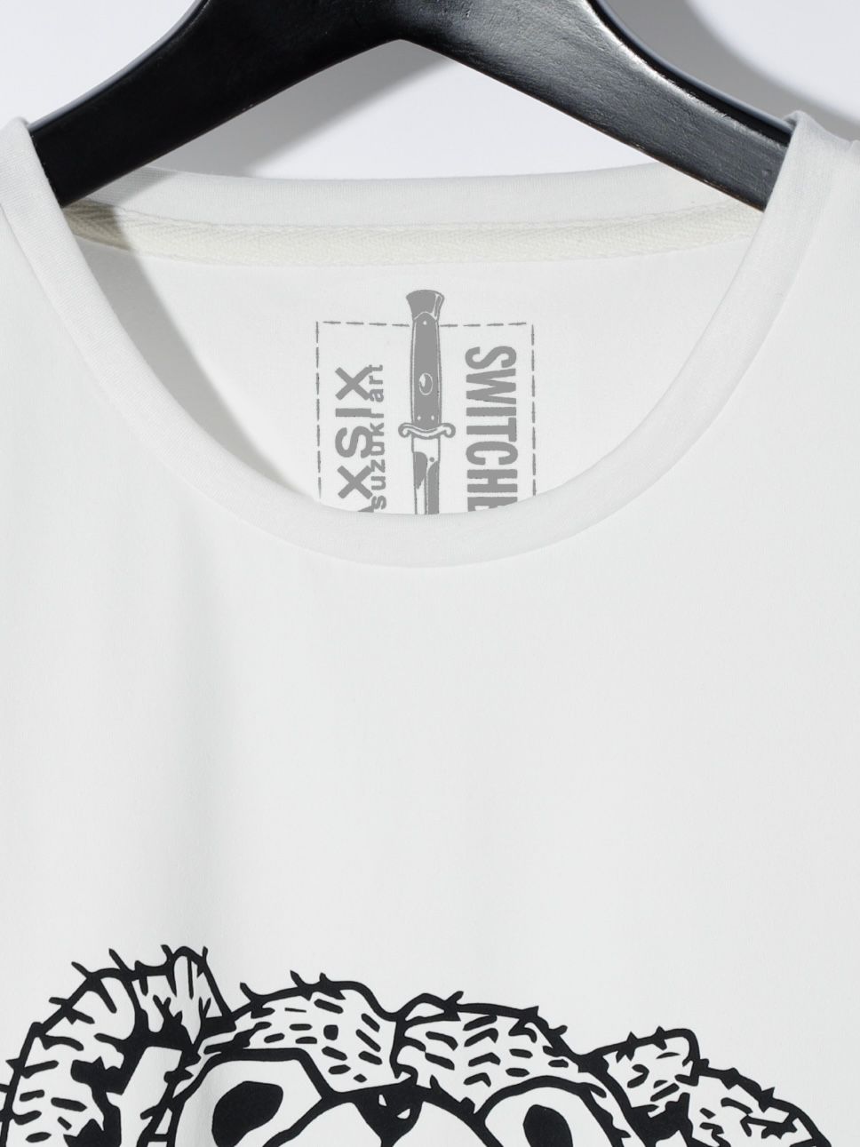 SWITCHBLADE × MAXSIX SKULL BEAR TEE / Tシャツ / WHITE