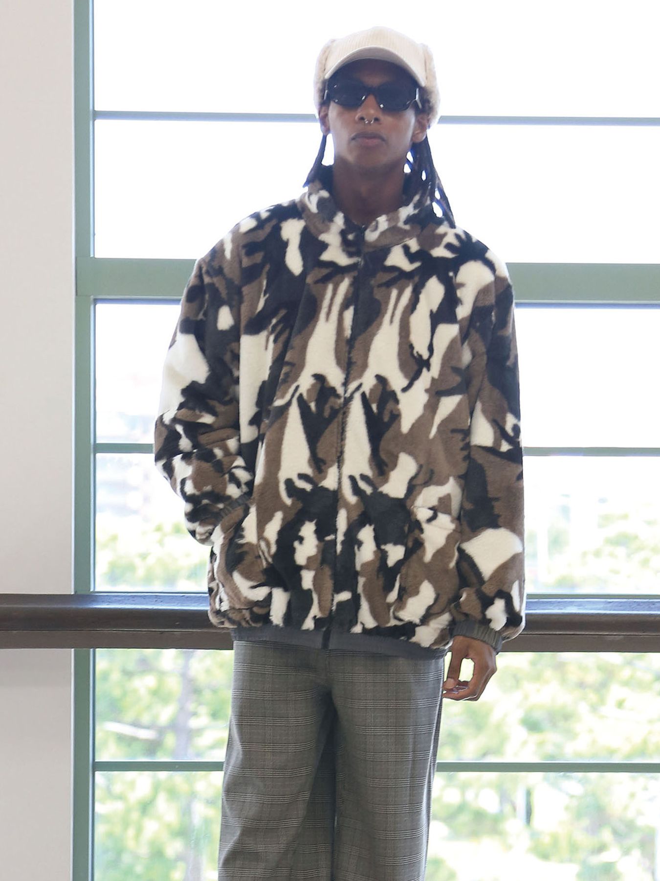 リバーシブル REVERSIBLE-HYPE JKT / GRAY-BEIGE【QUOLT】