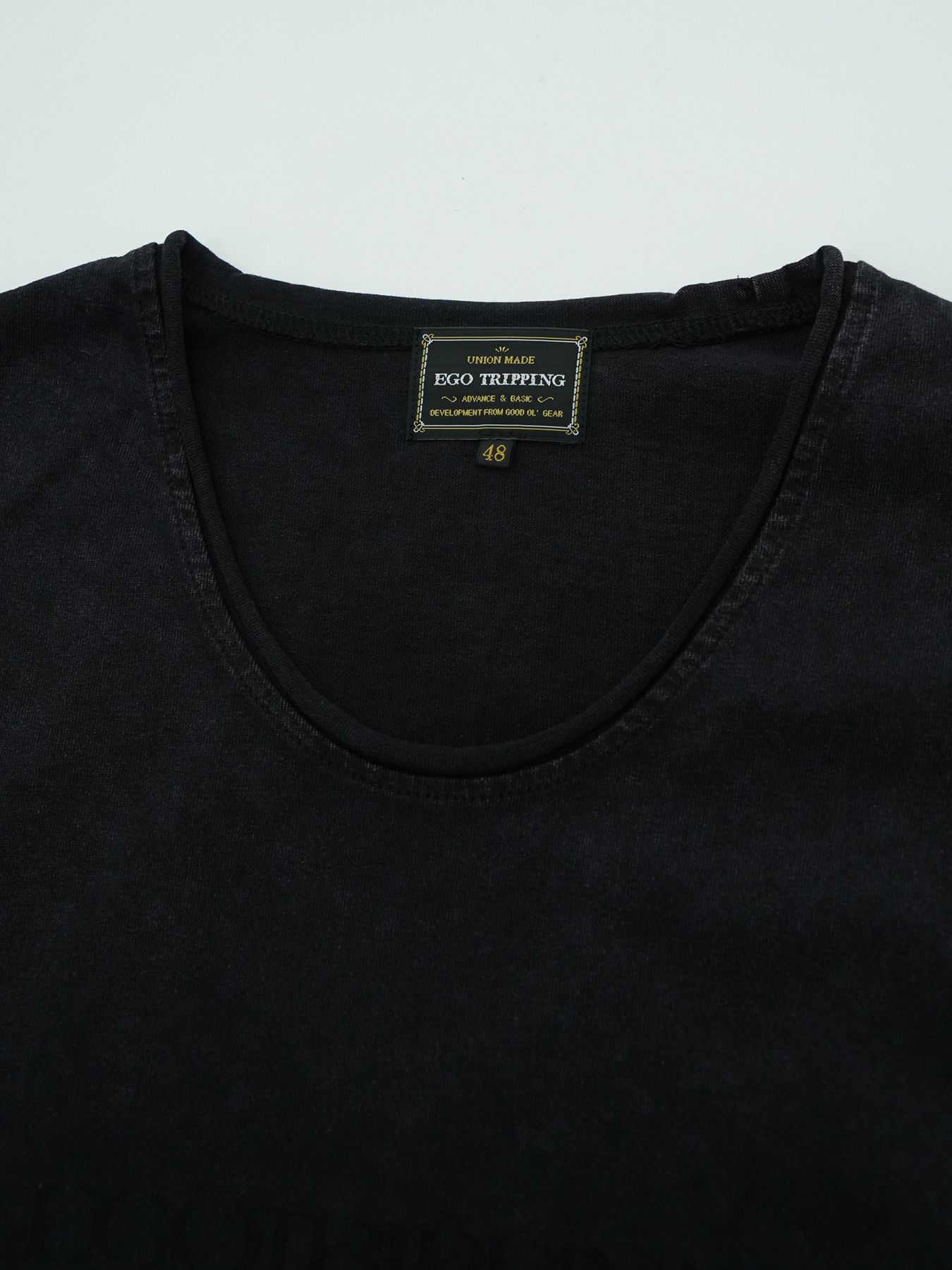 【予約品 2月1日(日) 締切】CREWNOT bleed / ロゴプリント ノースリーブ / ブラック