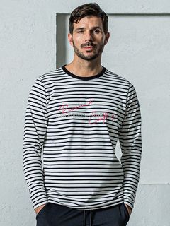 《予約11月17日19時締め》 NSNF longsleave Tee / ルーズTシャツ / ボーダー
