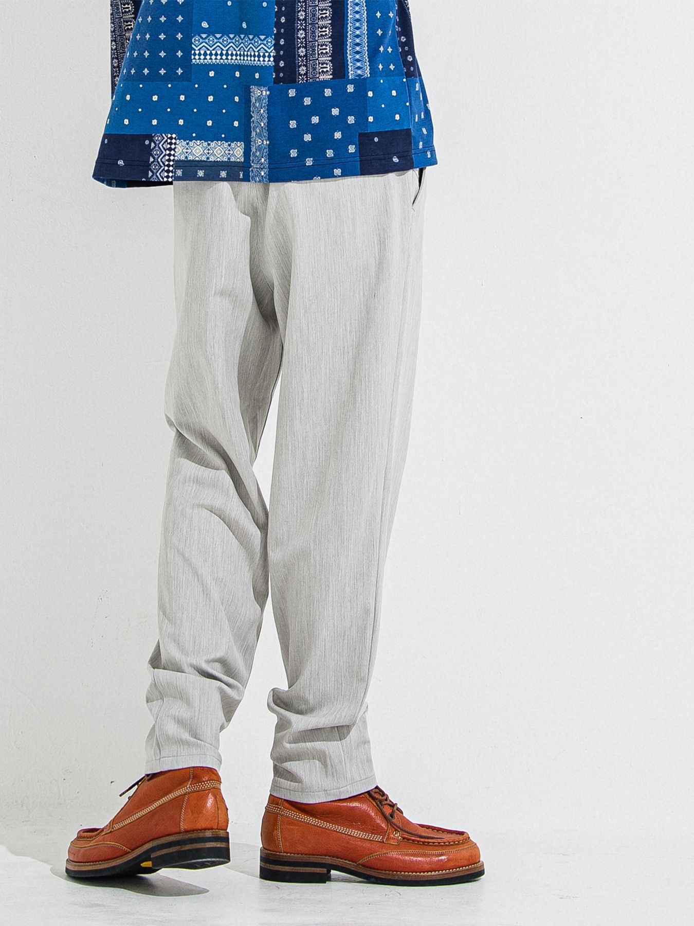 【予約品 】PAT WIDE EASY PANTS / パットワイドイージーパンツ / グレー