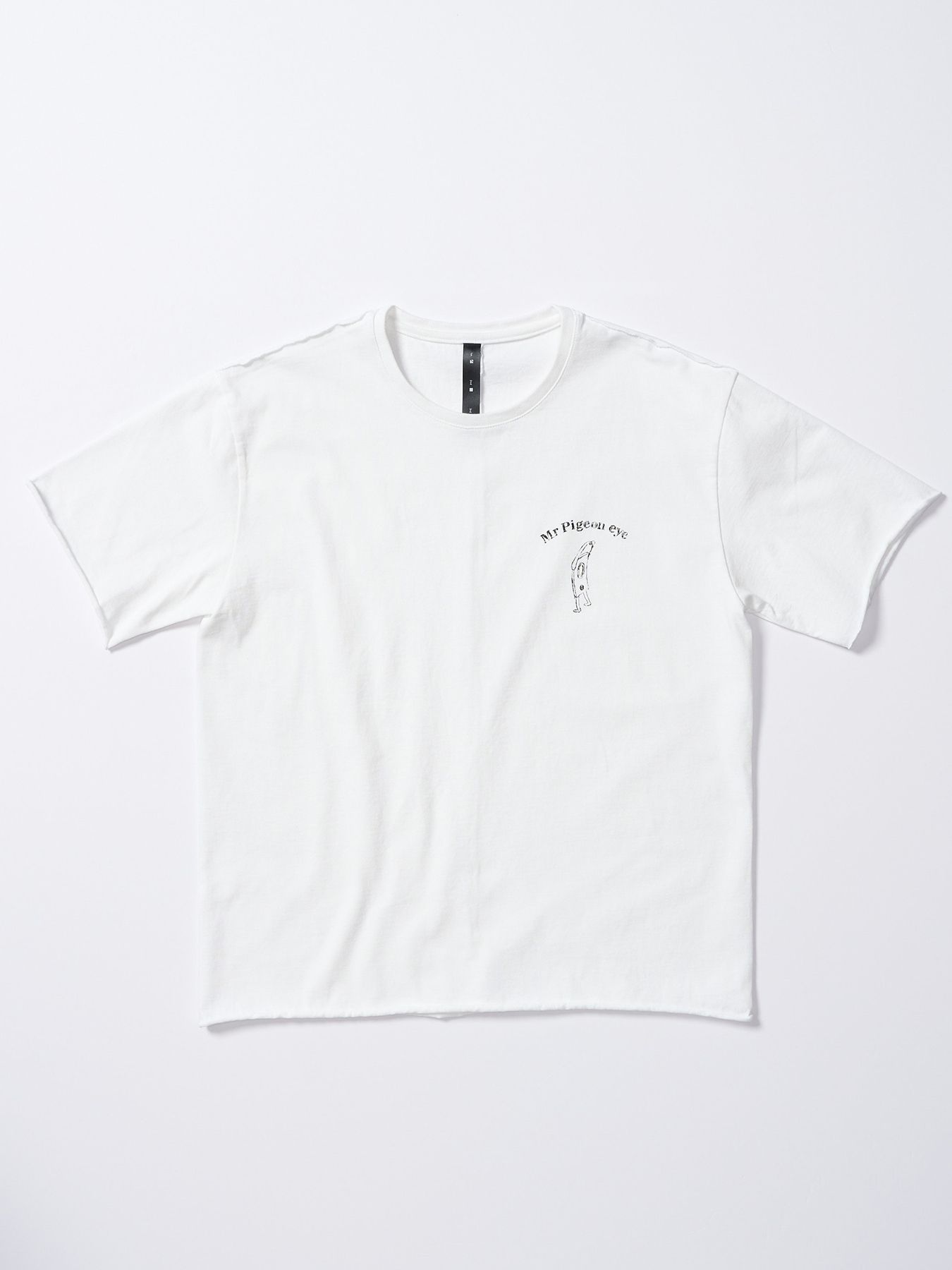 【予約品 4月19日(日) 18時締切】Ohta Design × wjk collaboration："relax" cut-off S/S / "relax" カットオフ ショートスリーブ / ホワイト