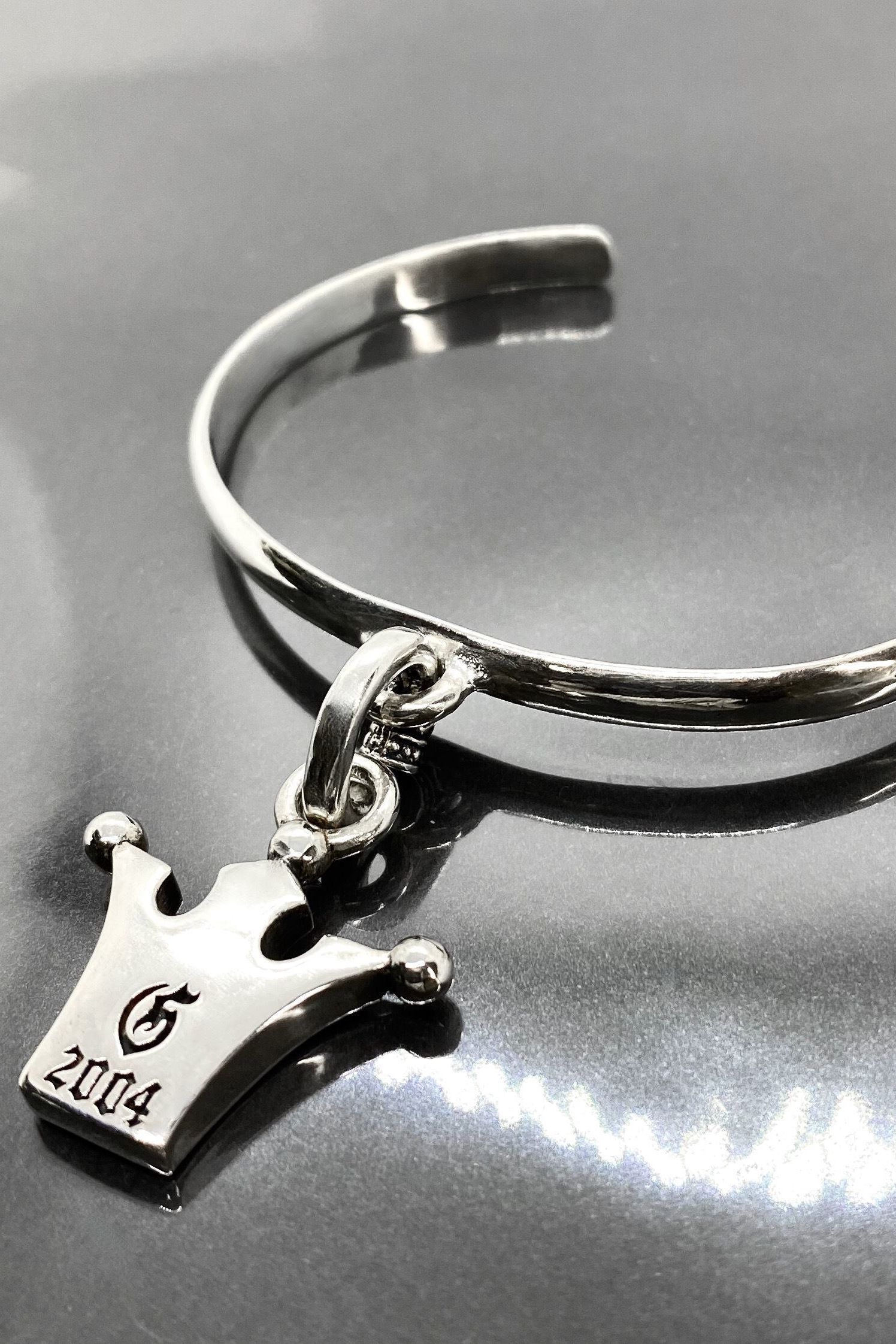 《受注生産》 BANGLE BRACELET [CROWN] バングル 【GOD SIZE】 注文から2～3週間後入荷予定
