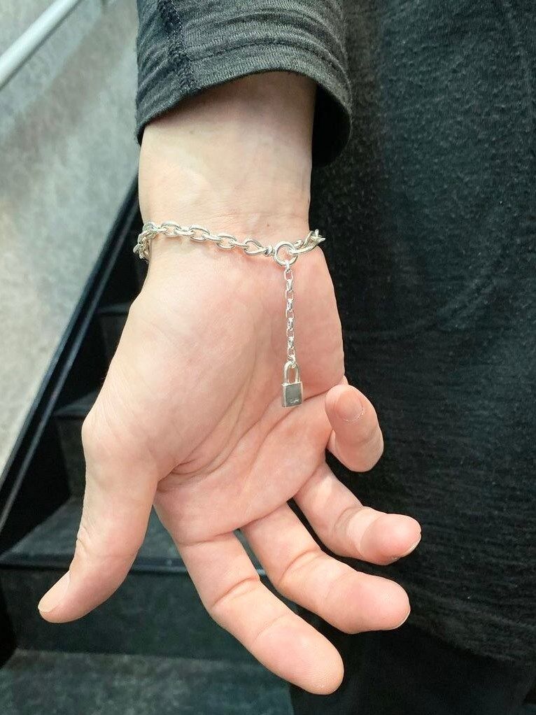 《受注生産》 TWIN CROWN CHAIN BRACELET / ツインクラウンチェーンブレスレット / 注文から2～3週間後入荷予定