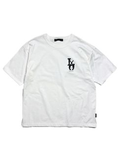 【予約品】LA FAR PRINT S/S T / LA ファーフロッキープリント オーガニックコットン Tシャツ / ホワイト