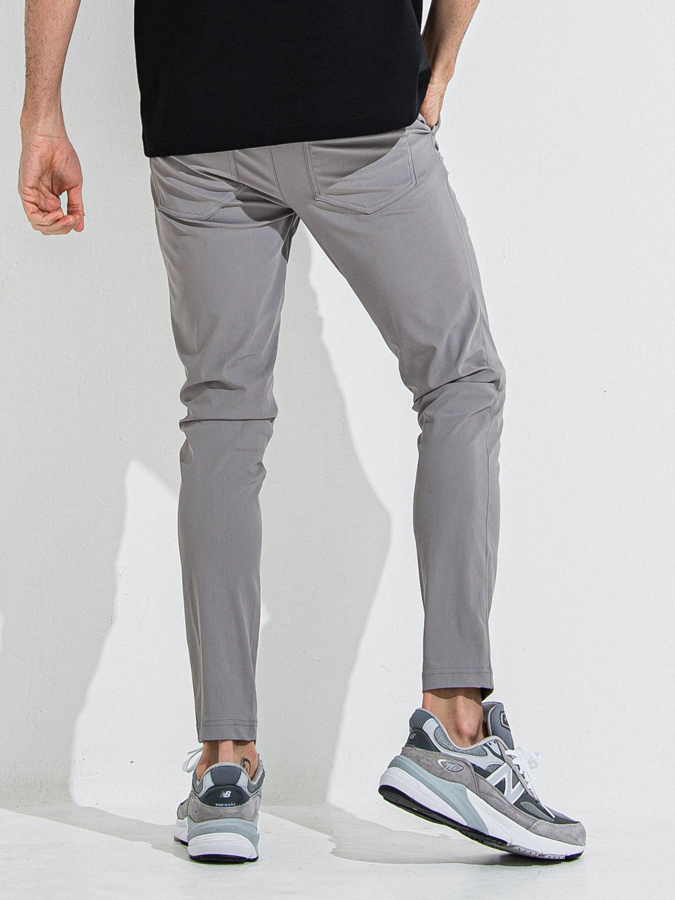 CHRIS EASY TUCK PANTS / クリスイージータックパンツ / グレー