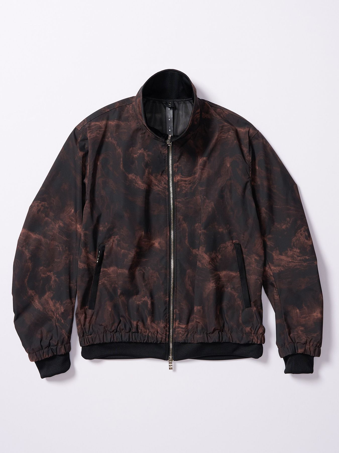 【予約品 4月19日(日) 18時締切】puckering track jacket / パッカリング トラックジャケット / スモークプリント