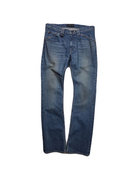 【予約品 】STRETCH DENIM PT / ストレッチデニム ブーツカットパンツ / ブルー