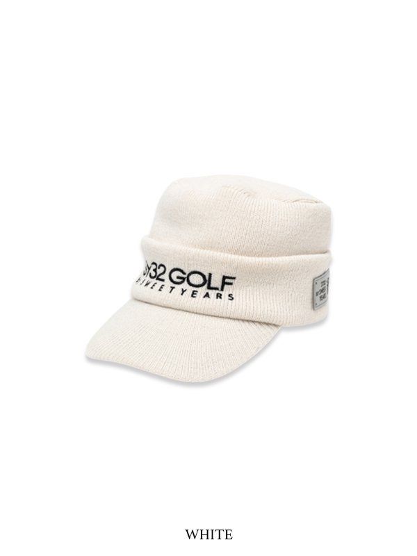 KNIT WORK CAP｜ホワイト 【SY32 by SWEET YEARS GOLF】