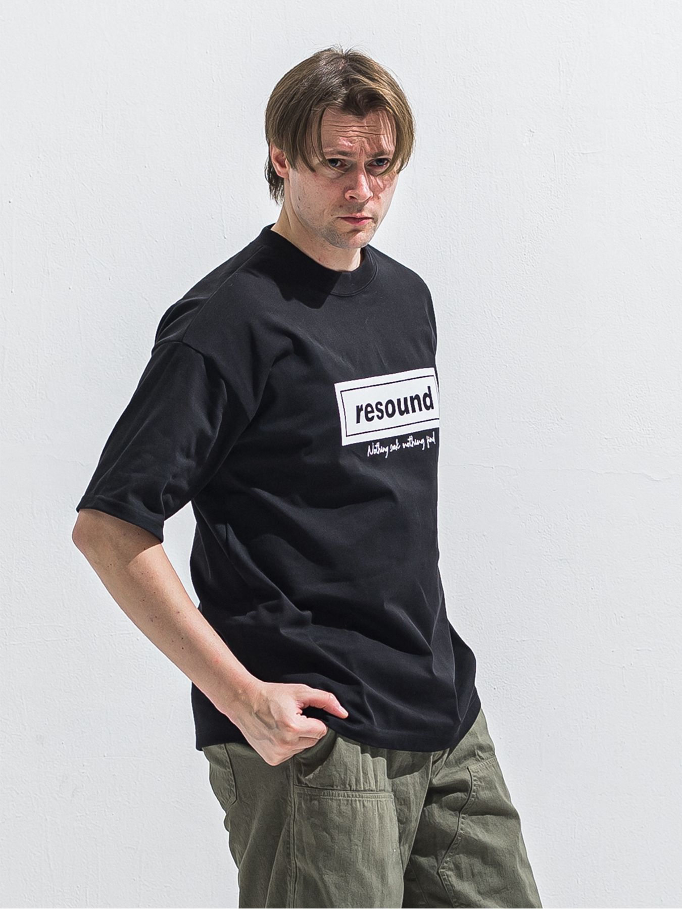 【予約品 2月15日(日) 18:00 締切】BOX OVER TEE / ボックスロゴオーバーTシャツ / ブラック