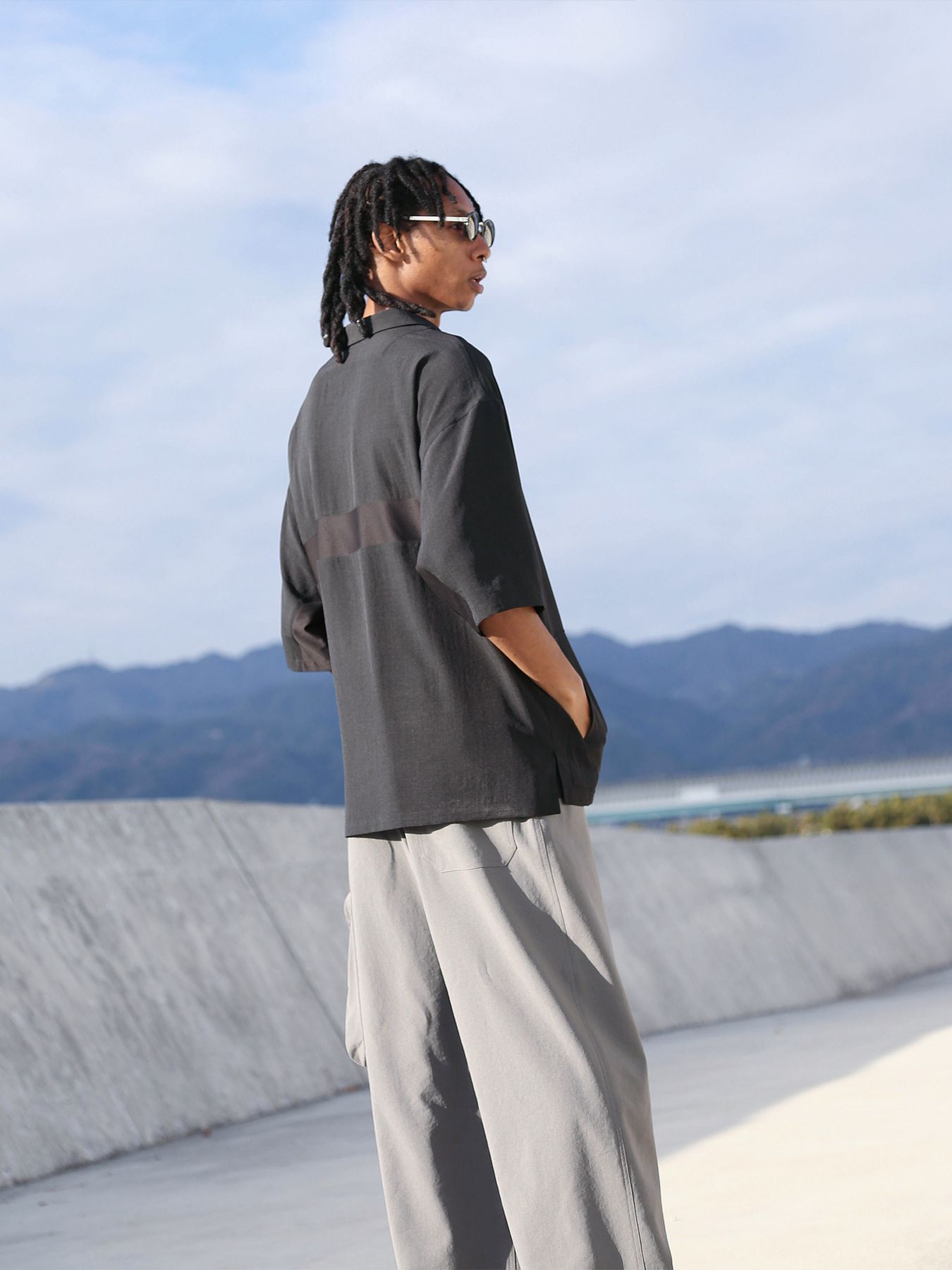 FUNCTION PANTS / グレー【QUOLT】
