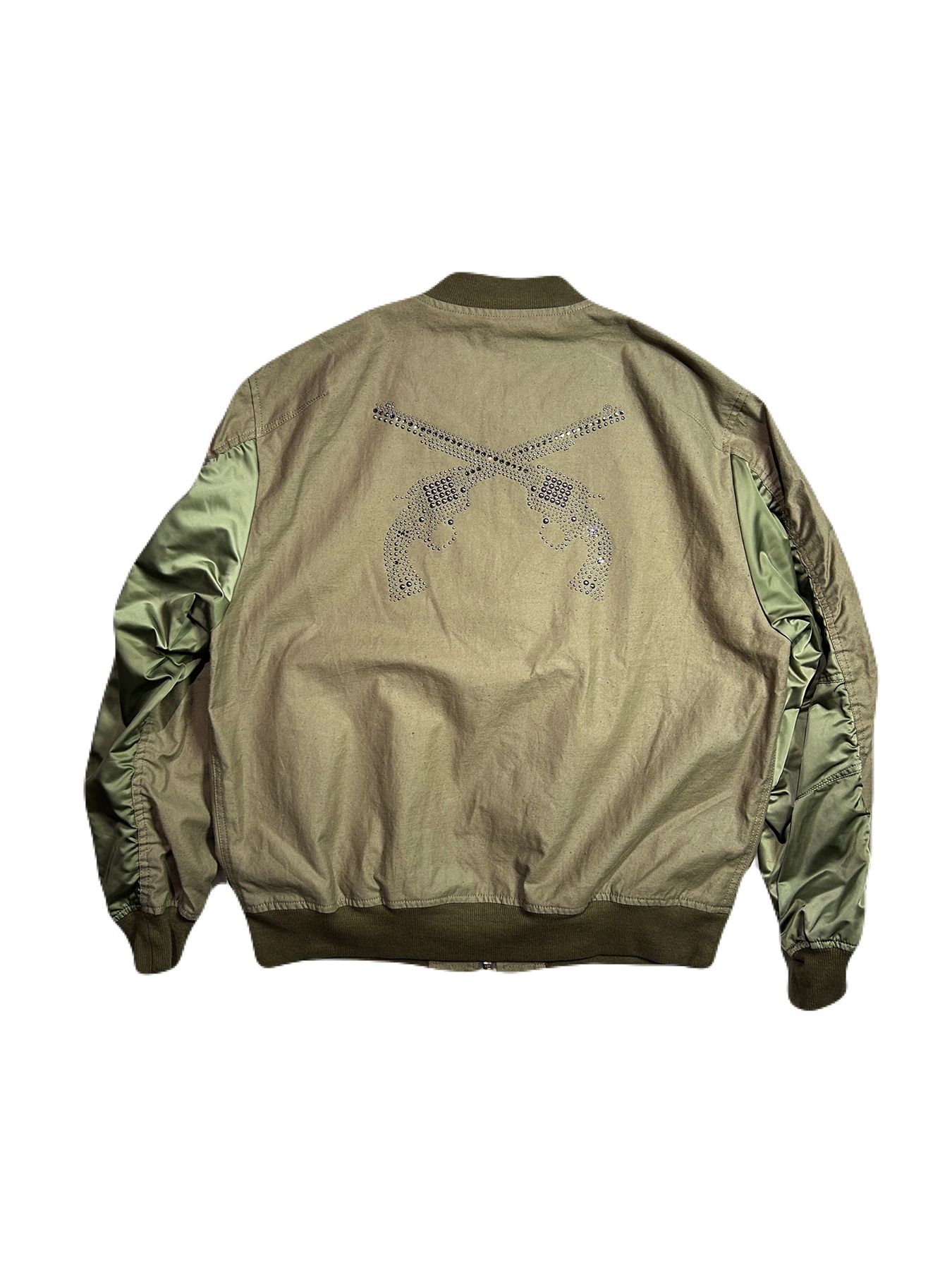 【予約品 8月10日(日) 締切 】O.COTTON MA-1 CRY / オーガニックコットン MA-1 / クリスタル グリーン