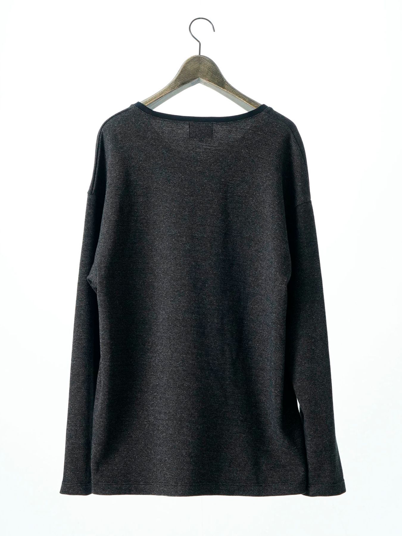 【予約品 】LUXWARM / ロングスリーブTシャツ / 杢チャコール