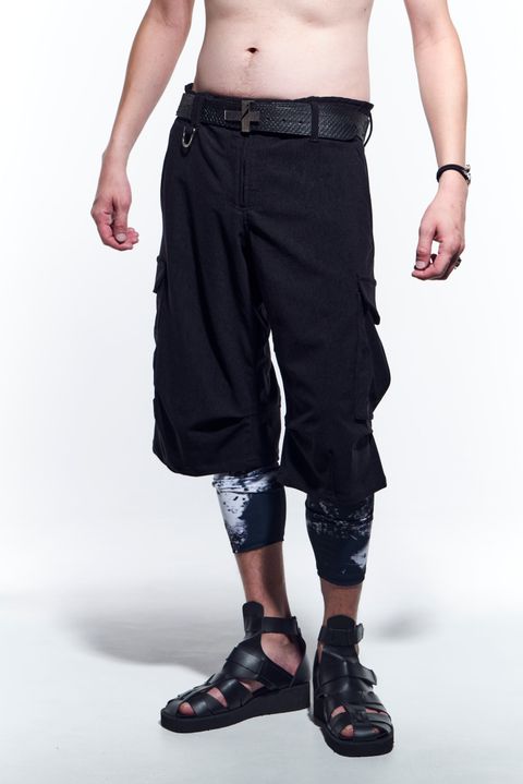 《予約品》 CargoPants カーゴパンツ HiTenssionJersey / Black 【kiryuyrik】 2月入荷予定