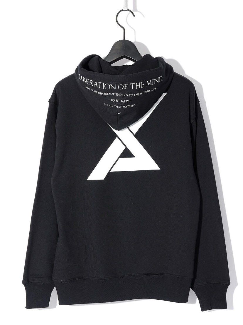 ヘビーウェイト パイル ys mark Zip-up Hoodie / ブラック 【ys Yuji SUGENO】