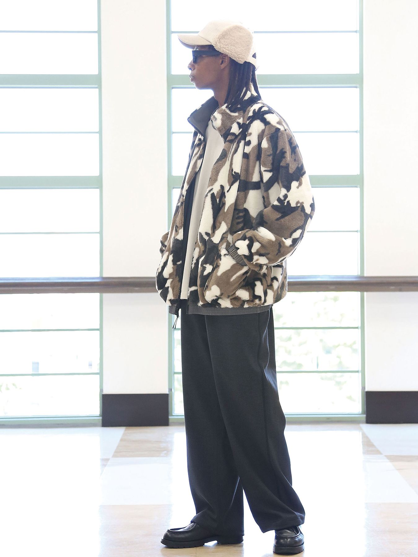 MICHELLE-BOA CAP / IVORY【QUOLT】