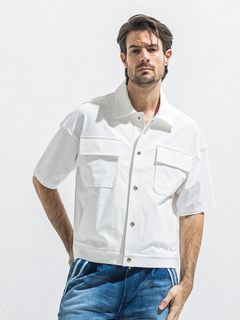 【予約品 2月15日(日) 18:00 締切】CPO HALE SHIRTS JK / CPOハーフスリーブジャケット / ホワイト