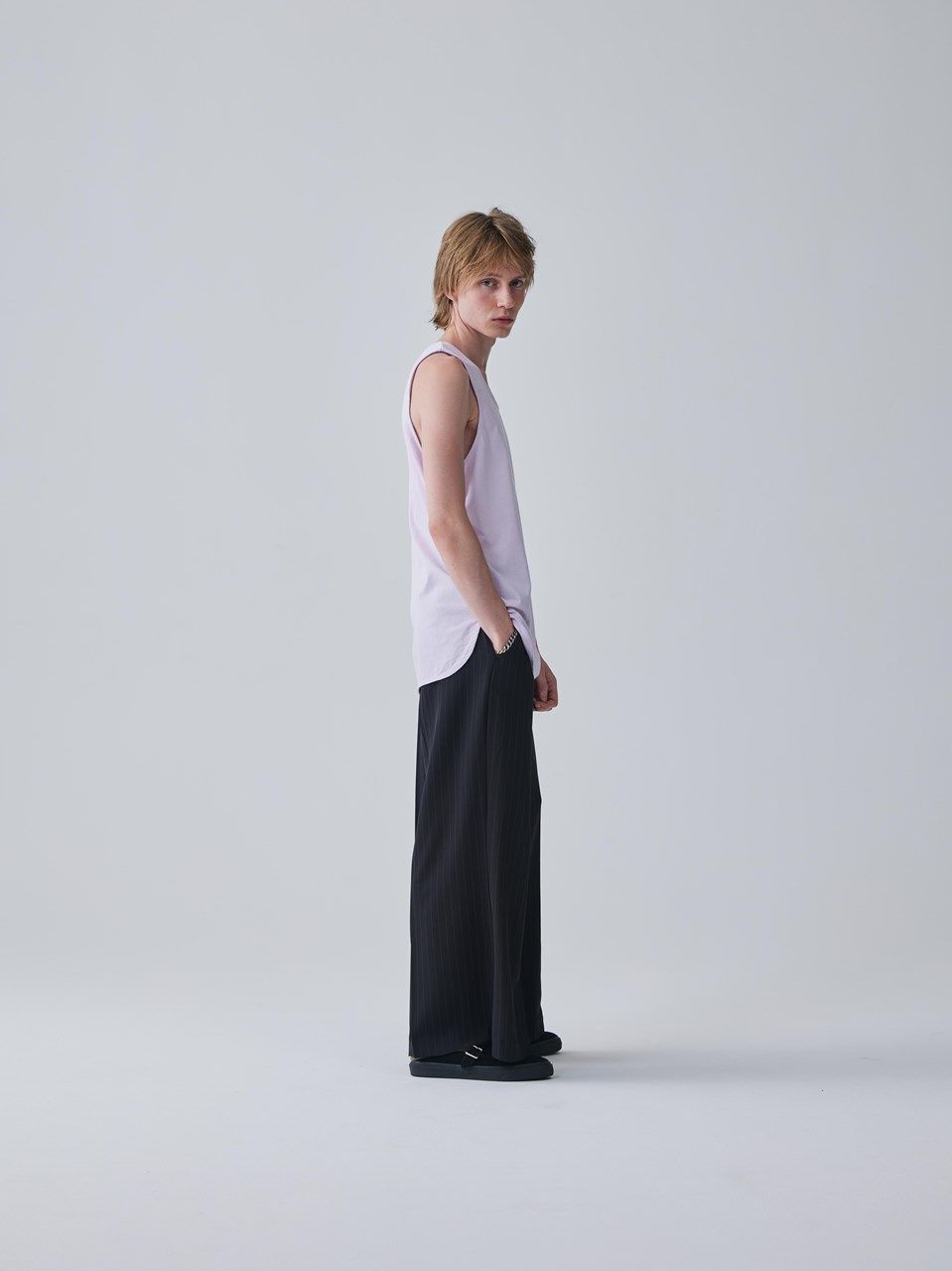 《予約品.先着限り》 LAYERED LONG T/T  / タンクトップ / ピンク 【Iroquois.イロコイ】 2024年3月中旬~入荷予定