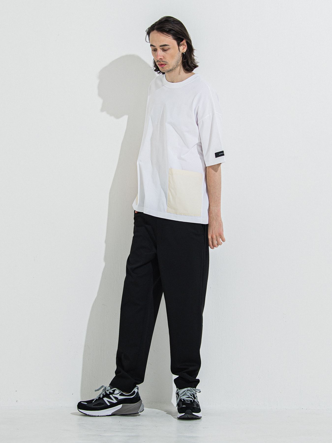 【予約品 】PAT WIDE EASY PANTS / パットワイドイージーパンツ / ブラック