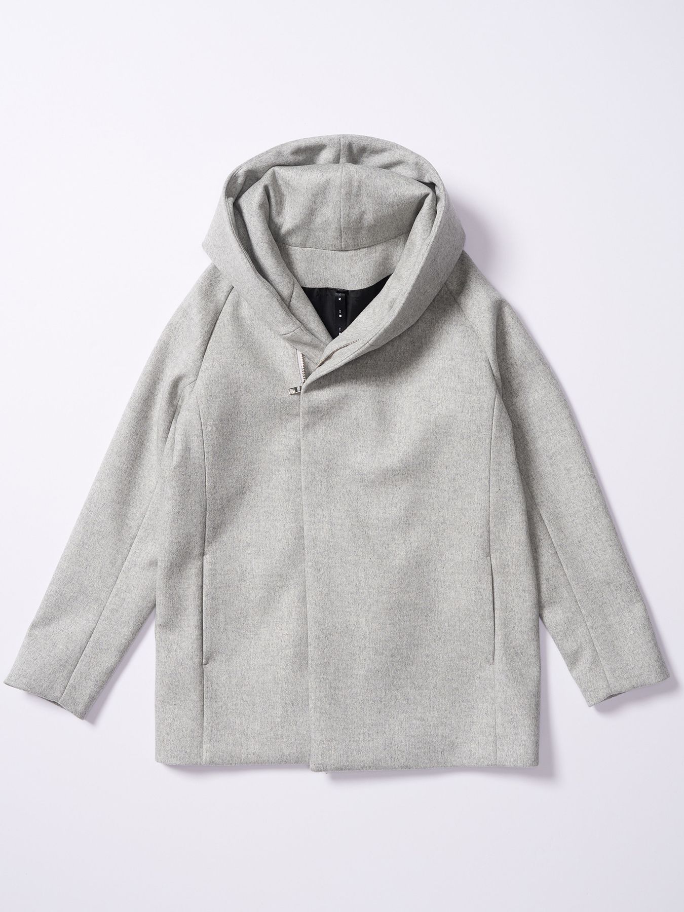 【予約品 4月19日(日) 18時締切】zip witch coat / ジップ ウィッチコート / ライトグレー