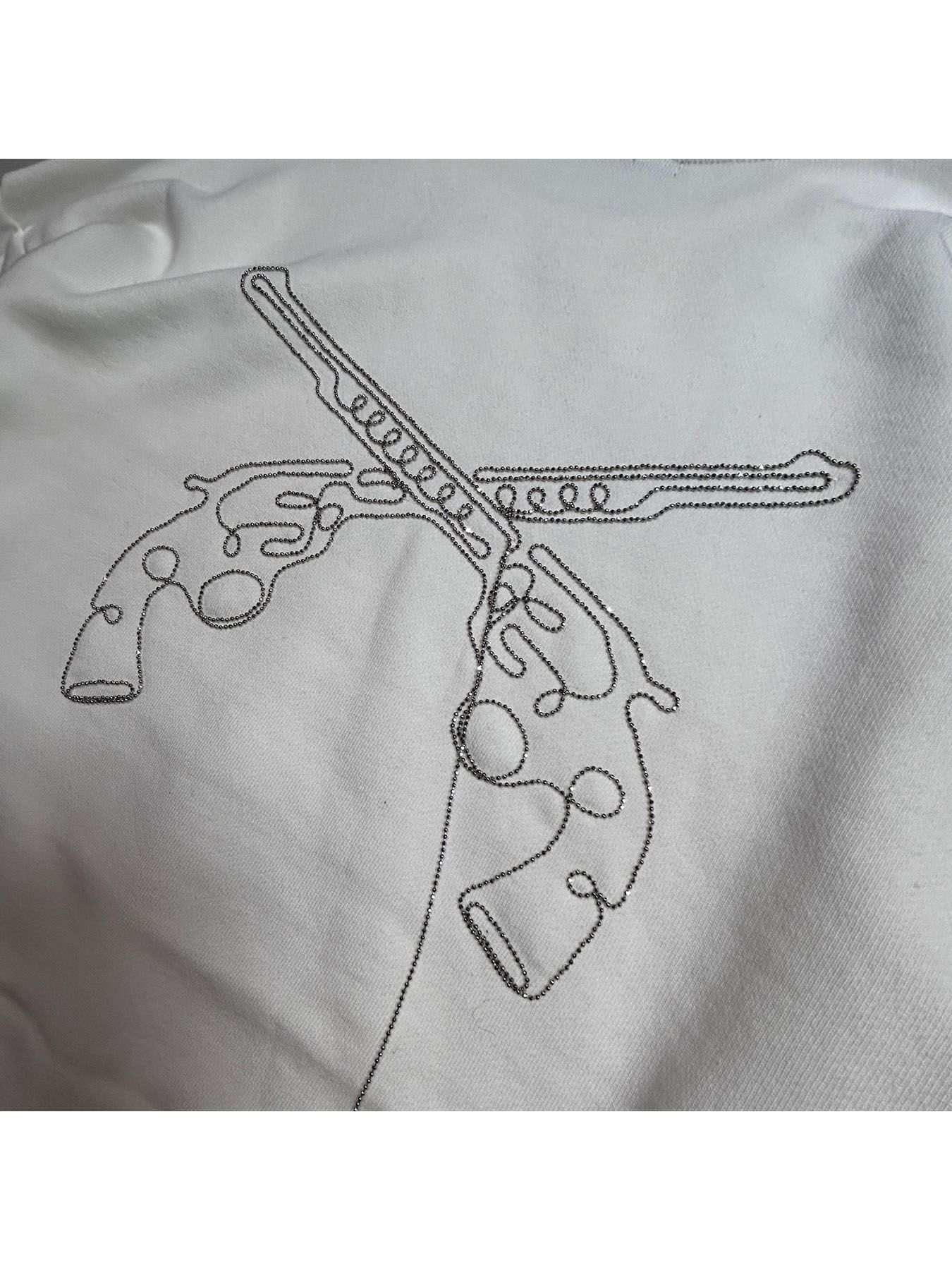 【予約品 8月10日(日) 締切 】BALL CHAIN SWEAT / ボールチェーン スウェット / オフホワイト