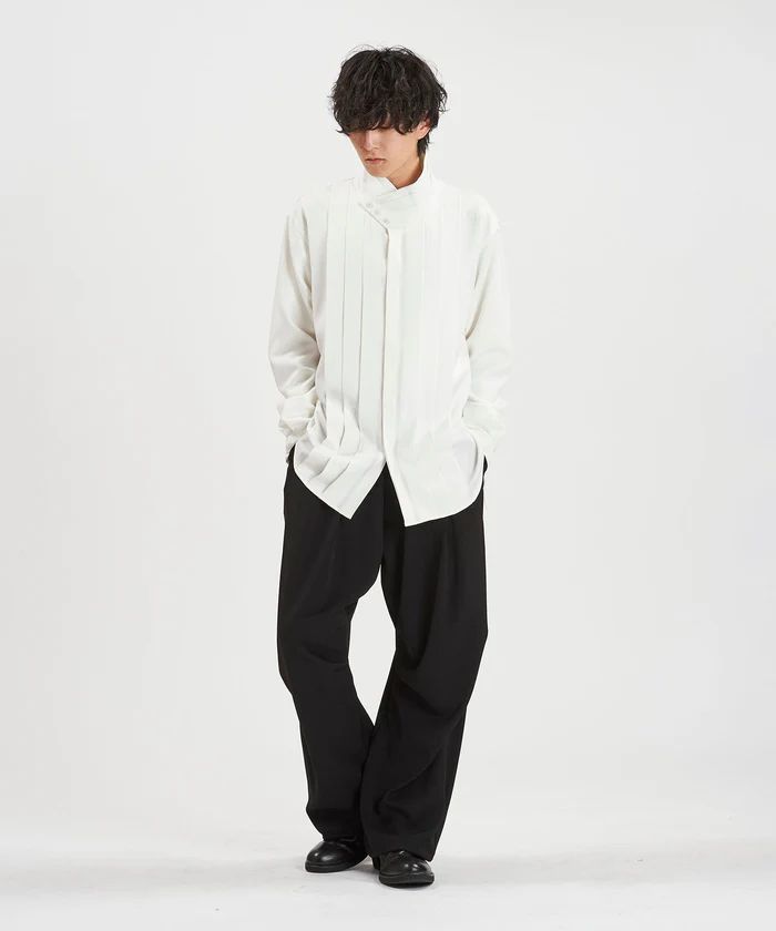 2WAYフライフロントタックシャツ WHITE