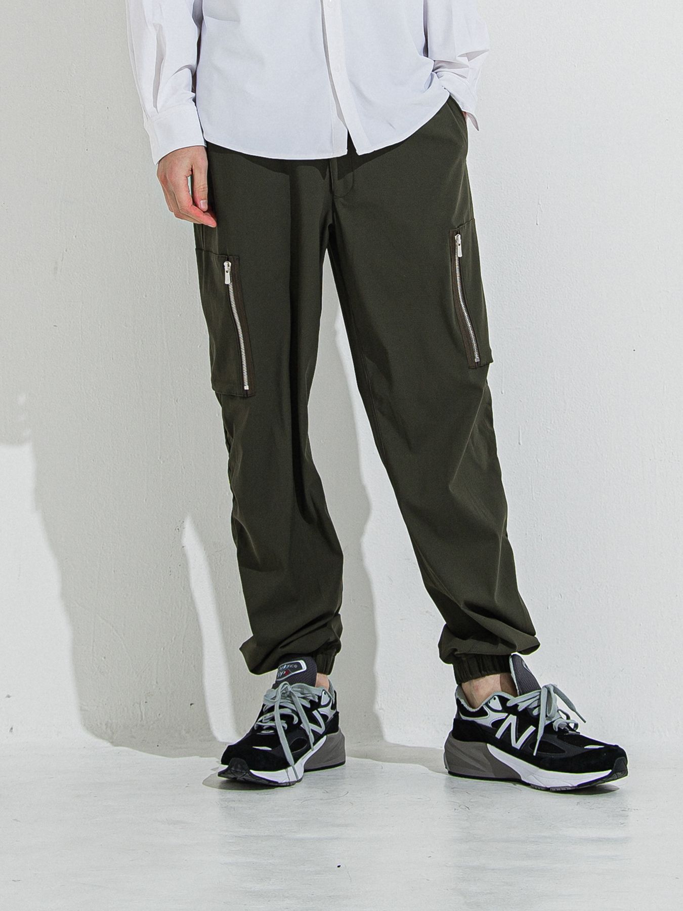 【予約品 】DAVID NYLON CARGO PANTS / デヴィッドナイロンカーゴパンツ / カーキ