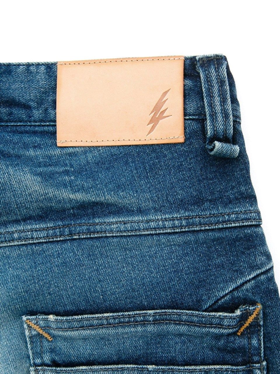 12.5oz Organic Cotton Stretch Denim Tight Straight Jeans / 12.5oz オーガニックコットン ストレッチデニム タイトストレート  / TIGHT JOE  / インディゴUSED