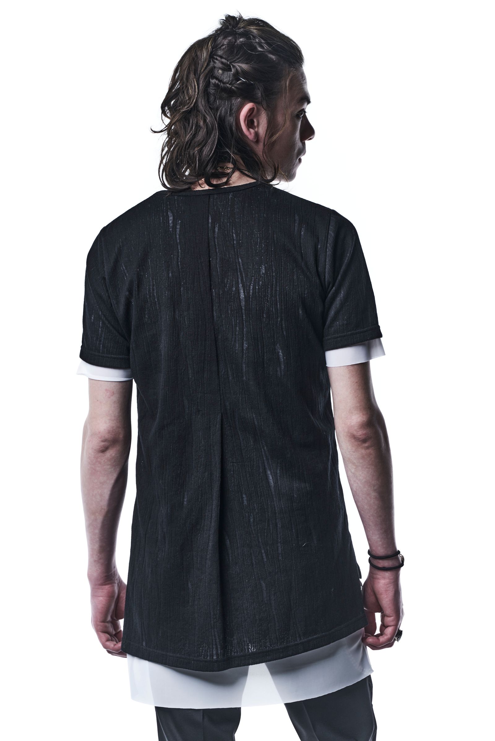 《予約品》 LayerdT-Shirts Tシャツ LacyJQD Jersey / Black&White 【kiryuyrik】 8月入荷予定