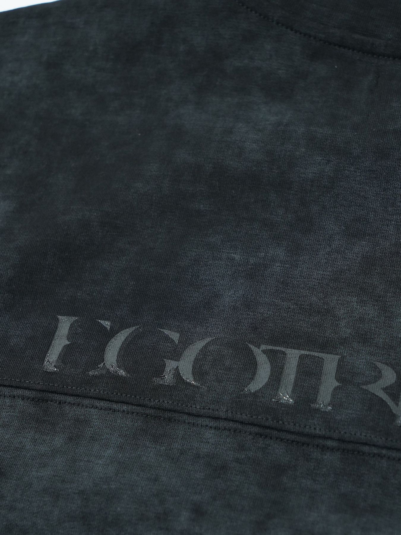 【予約品 2月1日(日) 締切】SWITCHCUT / ロゴプリント カットソー  / ブラック